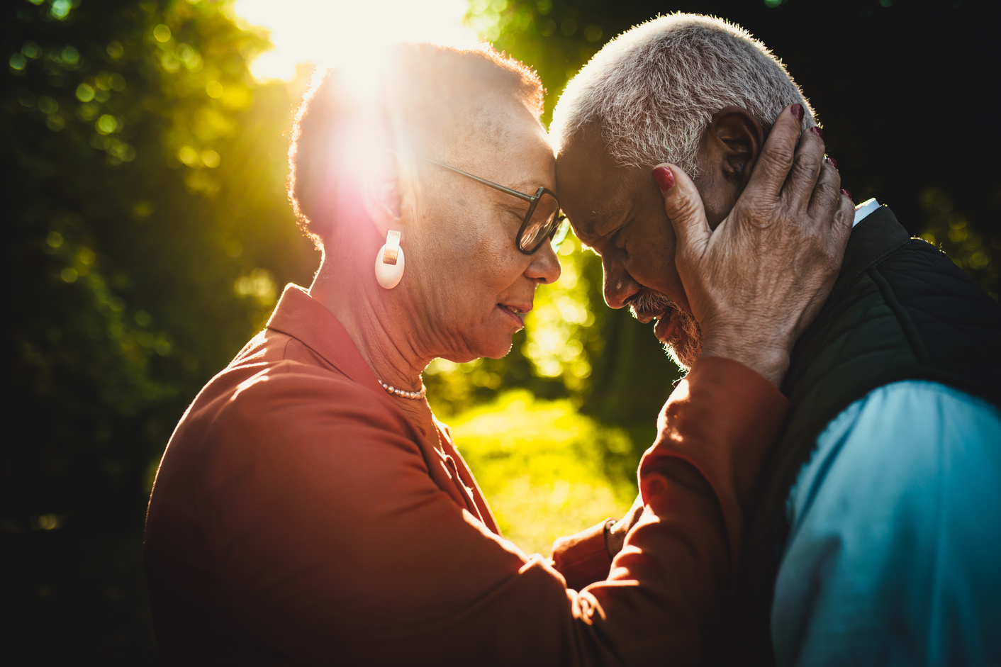 Lovely Elderly Couple 